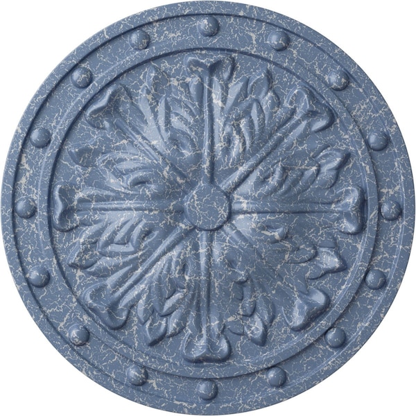 Ekena Millwork Foster Acanthus Leaf Medallion (Canopies up to 2 1/4"), 20 1/2"OD x 1 1/2"P, Americana Crackle CM20FOAMC - main